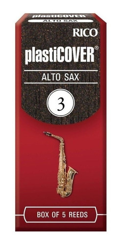 Cañas Rico Plasticover Para Saxo Alto Nº3 - Caja X5 - Usa