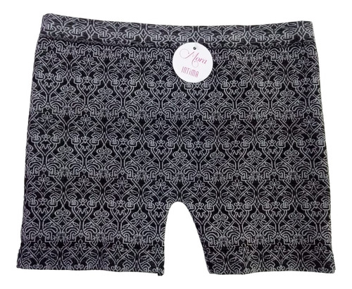 Short Mini Short Boxer Oriente Algodon Mujer Mora 1884 