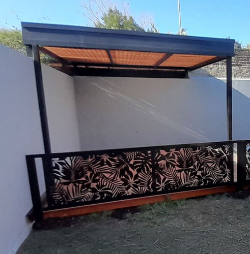 Pergolas Con Madera Y Chapa Antigranizo X M2
