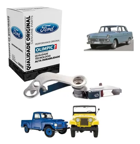 Platinado Jeep Willys Maverick 6cc Dodge 1800 Com Distribuidor