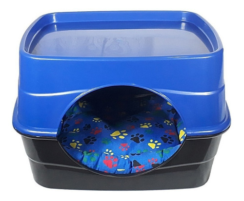Imagem 1 de 2 de Casa Gatos Cama Toca Para Gatos + 2 Colchonetes Confortável