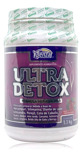 Ultra Detox Diabéticos Frutos Rojos 1.1 Kg Ypenza Hepático