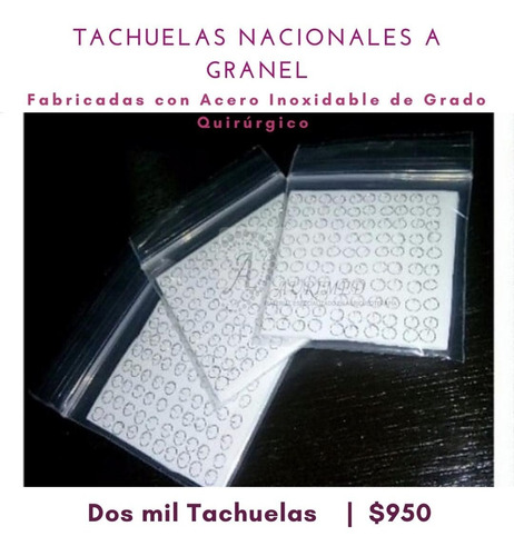 2000 Tachuelas Nacionales A Granel