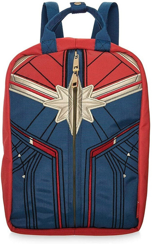 Disney Store Mini Mochila Reversible Bolso Capitana Marvel