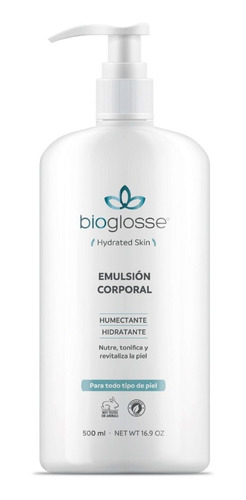 Emulsion Bioglosse Corporal Humecante Hidratante  500ml 