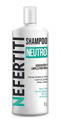 Nefertiti Shampoo Limpieza Profunda Neutro 1 Litro
