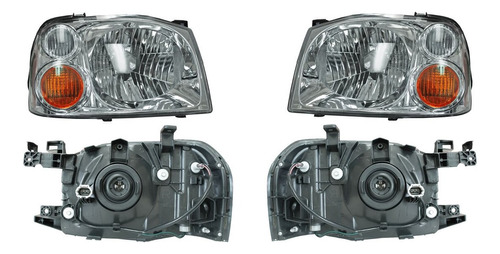 Par De Faros Nissan Np300 D22 2008 Al 2015 Nuevos.