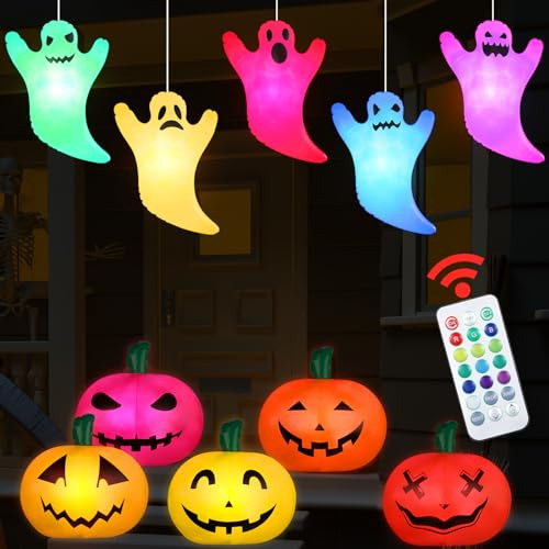 10 Juegos De Decoración Inflable De Halloween Luces Le...