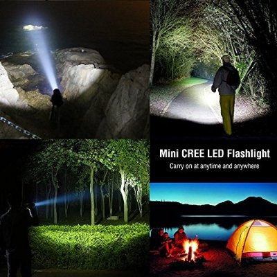 Le Foco Ajustable Mini Linterna Del Cree Led De La Antorcha