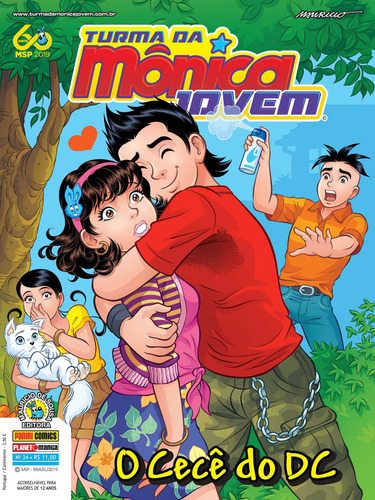 Turma da Mônica Jovem Ed. 34 (Série 2): O Cecê Do DC, de Mauricio de Sousa. Editorial Panini Brasil LTDA, capa mole em português, 2019