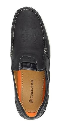 Calzado Cubavera Mocasín Confort Para Hombre Color Azul M