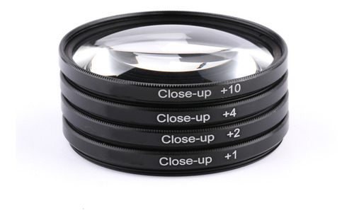 Kit De Filtros De +1 +2 +4 +10 Juego De Lentes Para 52 Mm