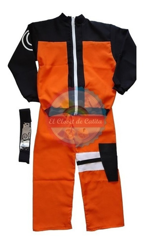 Disfraz De Naruto Con Bandana Talla 14 O Talla 16