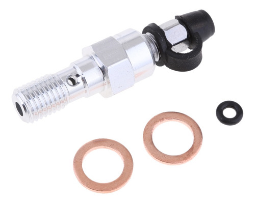 Imagen 5 de 6 de Borrador De Banjo Único De Acero Inoxidable 1.25 Mm Plata