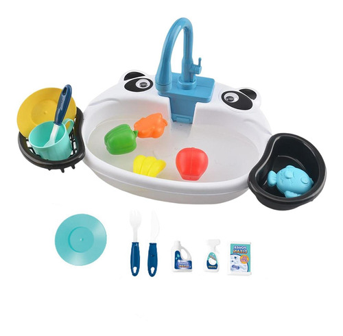 Fregadero De Cocina Juguetes Con Agua Corriente Fregadero