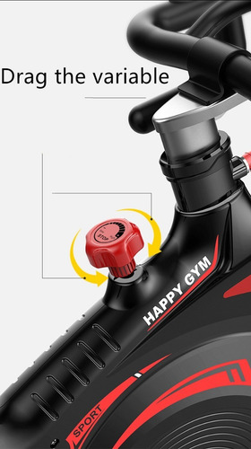 Imagen 8 de 10 de Bicicleta Estática Spinning+pedal Aluminio+monitor+magnética