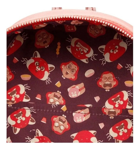 Mochila Loungefly Red Panda Rojo Disney Pixar Mini Backpack