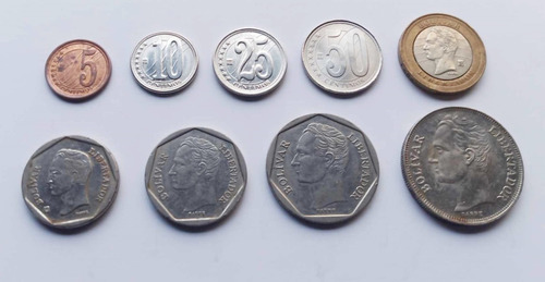Lote Monedas Venezolanas Numismática Colección Vintage Coin