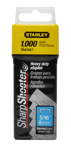 Grapa Para Engrapadora Trabajo Pesado 5/16 Tra705 Stanley