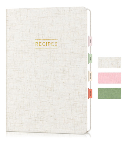 Artake Recipe Book To Write In Your Own Recipes, Aesthetic .