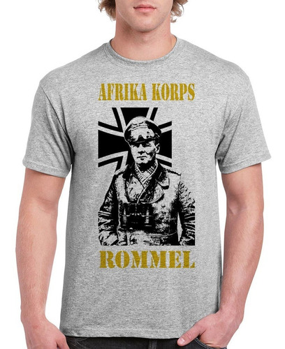 Romel - Africa Korps - Remera (gris)