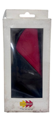 Forro De Cuero Para Palanca De Cambios Momo Corse Negro/rojo