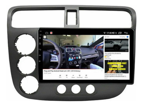 Radio Android Honda Civic Carplay Inalámbrico 1994-1997