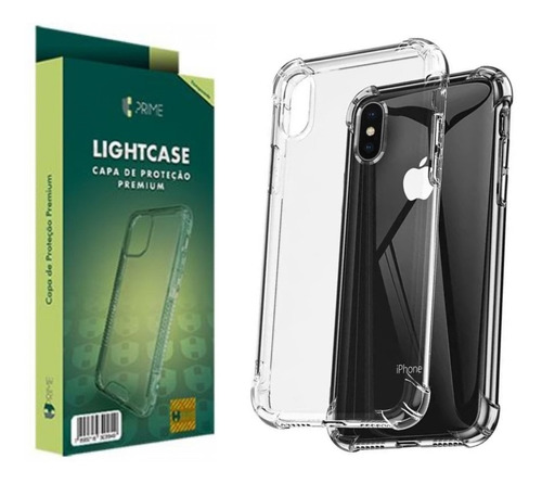 Capa Capinha Hprime Lightcase Top Transparente iPhone XR 6.1