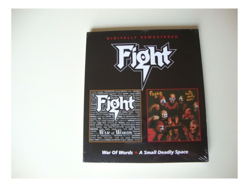 Cd Duplo - Fight - War Of Words + A Small Deadly Space