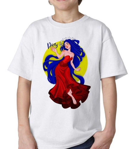 Remera De Niño Venezuela Woman Mujer Bandera Paz