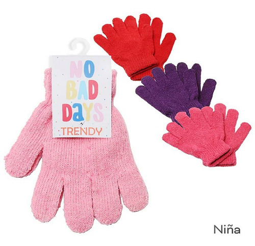 Guantes Niñas Varios Colores Invierno Trendy 50598