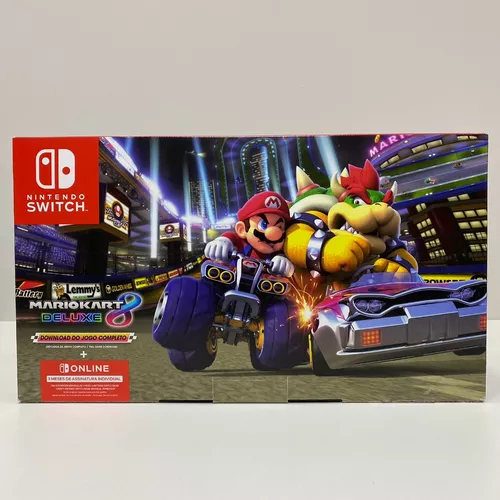 Nintendo Switch V2 Neon Mario Kart 8 Seminovo Garantia E Nf