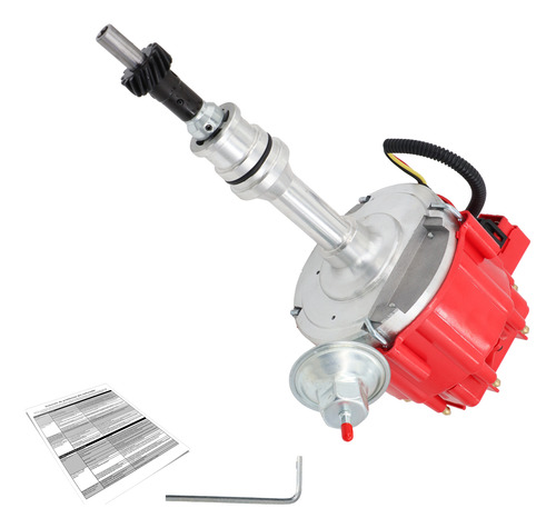 Distribuidor Para Ford Hei Con Bobina V8 351w Capa Rojo Nuev