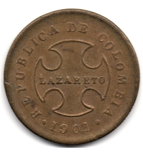 20 Centavos 1901 Lazareto