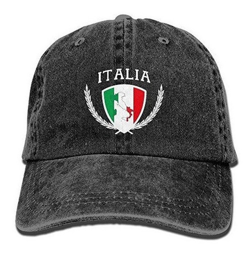 Italia Italia Bandera Italiana Gorra Para Adultos Sombreros 