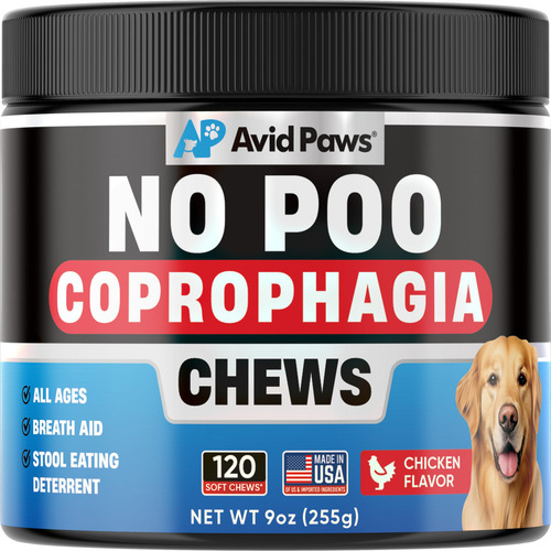 Mastiga Avid Paws, Não Faz Cocô Para Cães, Dissuasor De Copr