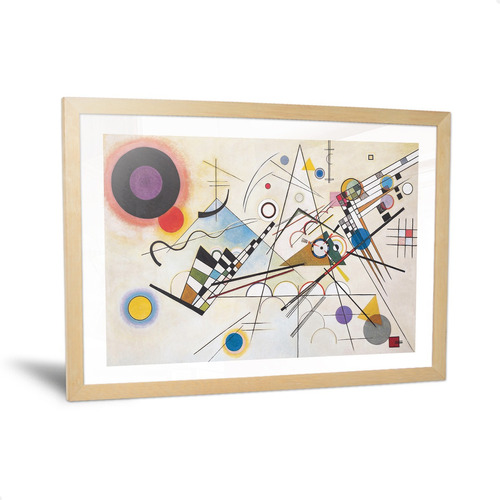 Cuadros Kandinsky Composición 8 Arte Pintura Enmarcado 35x50