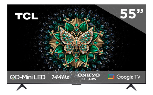 Pantalla 55 2025 Tcl Qd-mini Led 4k Hdr Google Tv Qm6k
