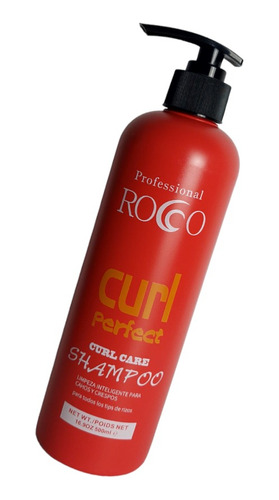 Shampoo Control Y Cuidado De Rizos Rocco Profesional