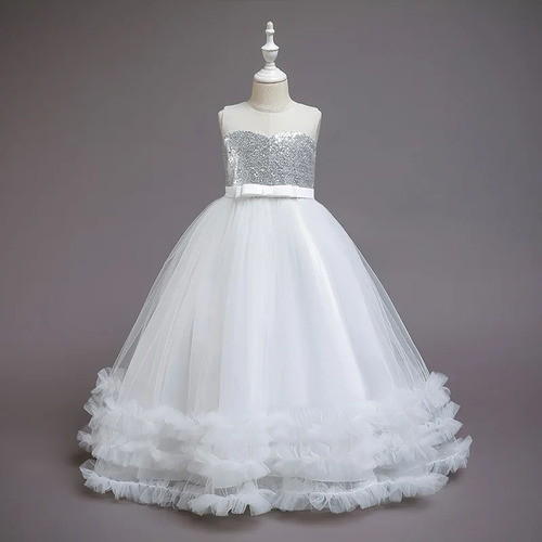 Nuevo Vestido De Novia De Lentejuelas Para Niñas Europeas Y