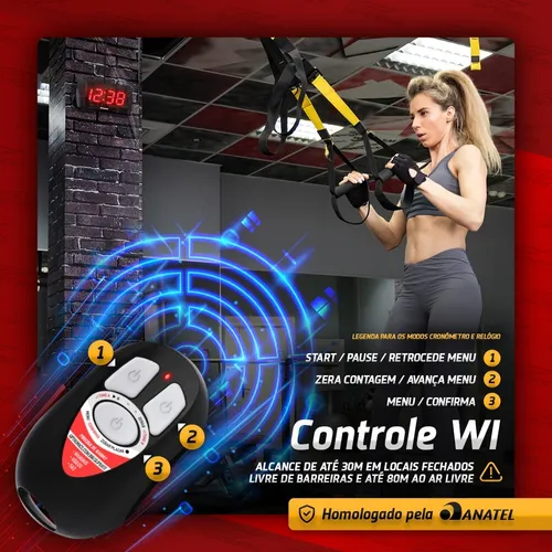 Cronometro Digital Led Academia Todos Esportes Grande