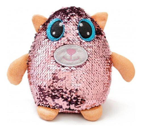 Peluche Muñeco Con Lentejuela Reversible  Gato 7613