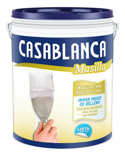 Casablanca Masilla Yeso Para Durlock 32kg - Pintu Zero Ramos
