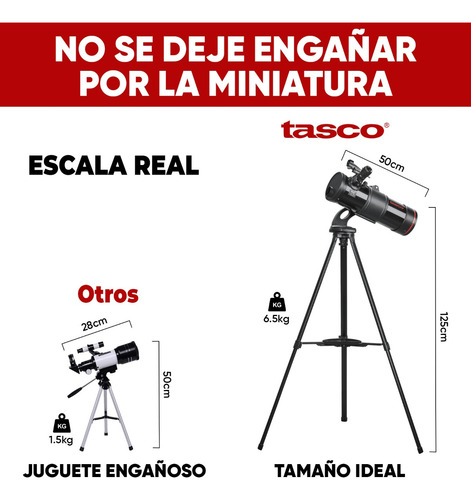 Telescopio Reflector Tasco Spacestation 500x4.5¨ Profesional