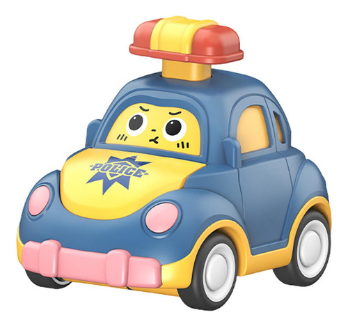 Ch Coche De Juguete Push And Go, Vehículo De Juguete Azul