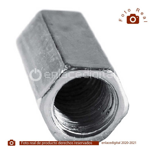 Imagen 2 de 9 de Cople Hexagonal Grambel 3/8 Varilla Roscada Ch38