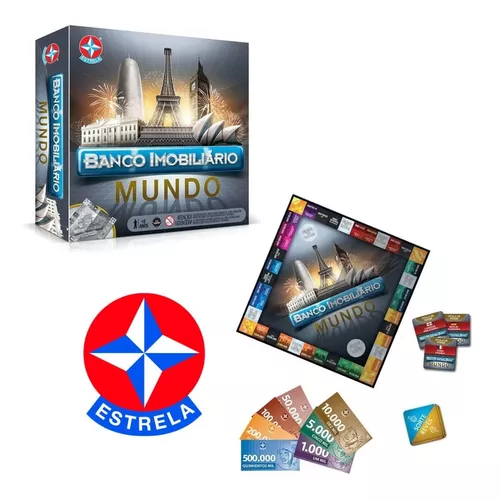 Jogo Banco Imobiliário Mundo -…