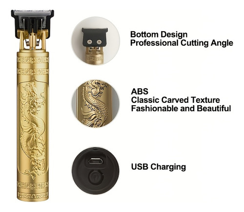 Set Profesional De Cortapelos Y Recortador De Barba, 2 Unida