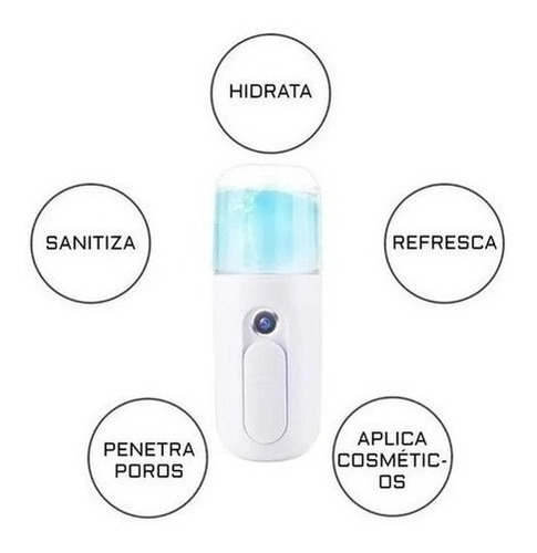 Imagen 4 de 7 de Pulverizador, Humificador, Sanitizador, Facial, Portátil