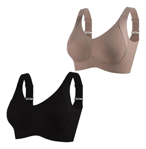 Brasier Floralshe De Color Entero Para Mujer
